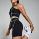 MP Women's Tempo Contrast Texture Cycling Short – Black