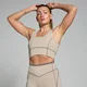 MP Women's Tempo Contrast Texture Sports Bra – Cashmere