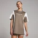 MP Tempo Contrast Retro Oversized T-Shirt för damer - Espresso