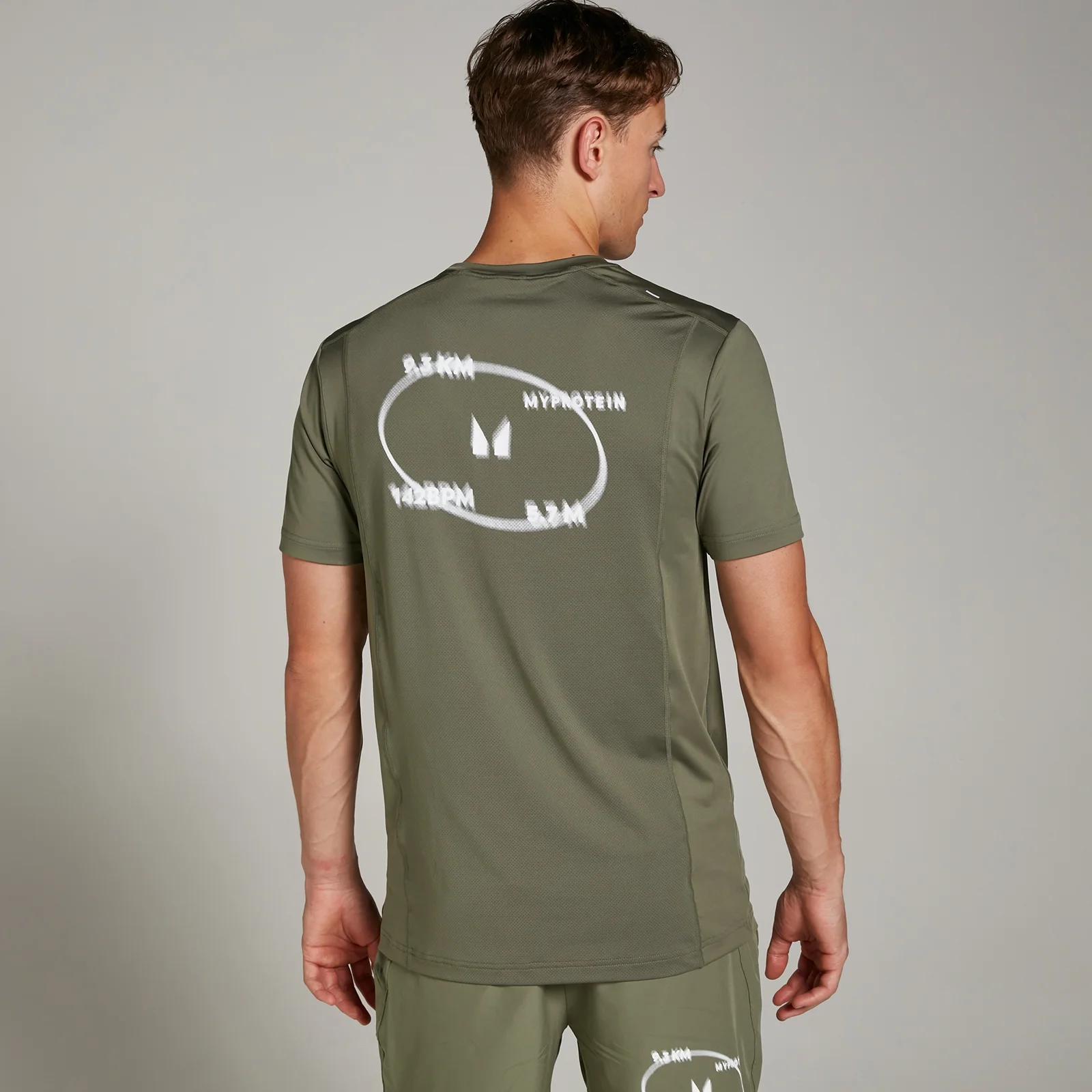MP Men's Velocity Tracking Graphic T-Shirt – Dusty Olive - XXXL Bild 1
