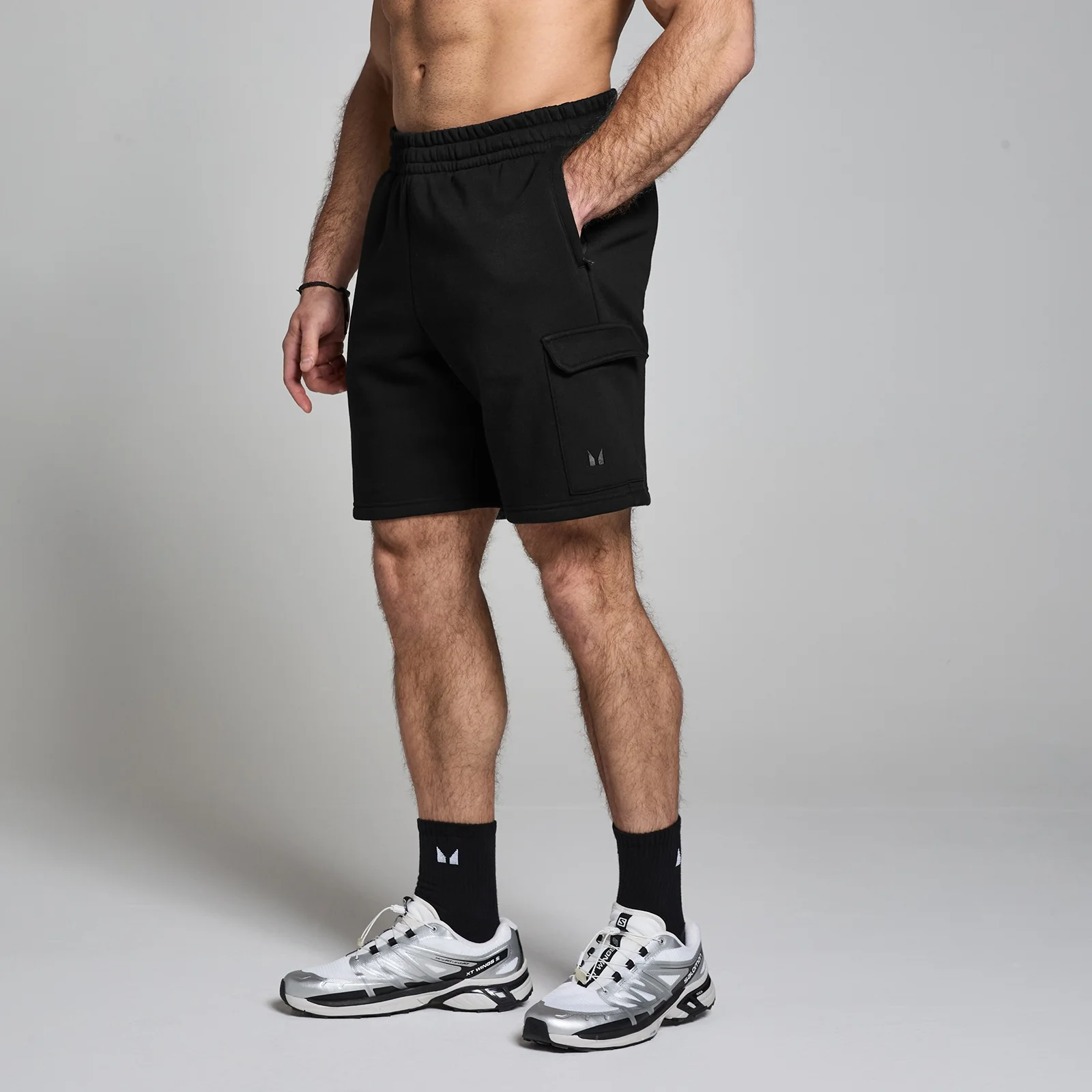 MP Men's Cargo Sweatshorts – Black - S Bild 1