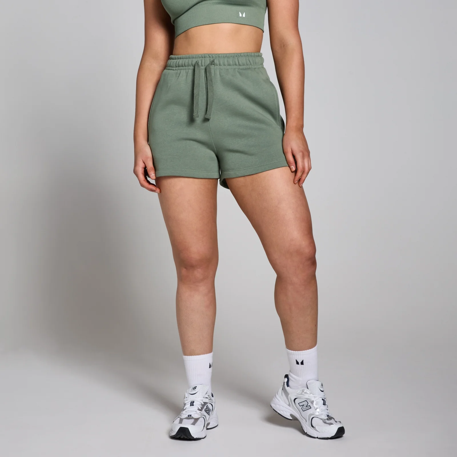 MP Tempo Sweatshorts för kvinnor – Moss Green - XS Bild 1