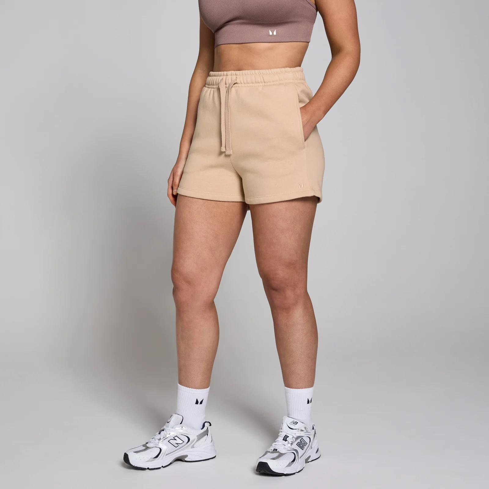 MP Tempo Sweatshorts för kvinnor – Cream - S Bild 1