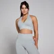 MP Women's Tempo Seamless Halter Neck Bra – Grey Marl