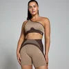 MP Women's Contrast Rib Seamless Bra – Cashmere/Espresso