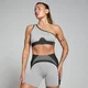 MP Women's Contrast Rib Seamless Bra – Black/Grey