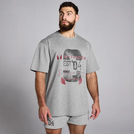 MP Origin Graphic T-Shirt – Grey Marl