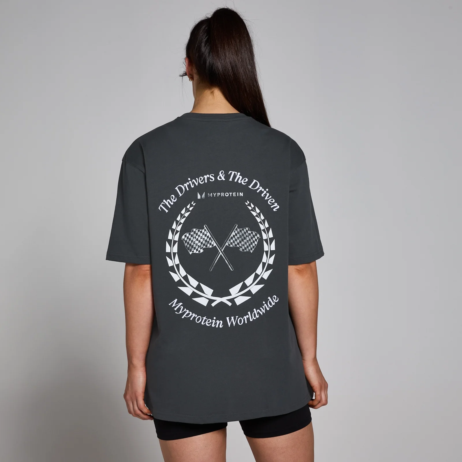 MP World Wide Graphic T-Shirt – Washed Black - S-M Bild 1