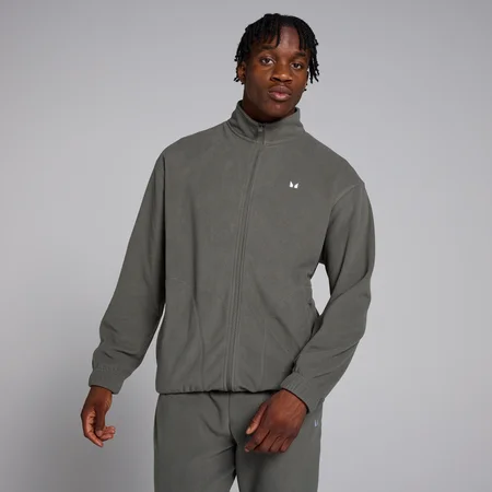 MP Men's Zip Through Fleece – Gun Metal