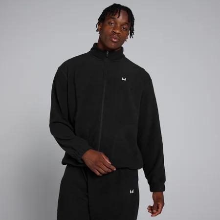 MP Men's Zip Through Fleece – Black