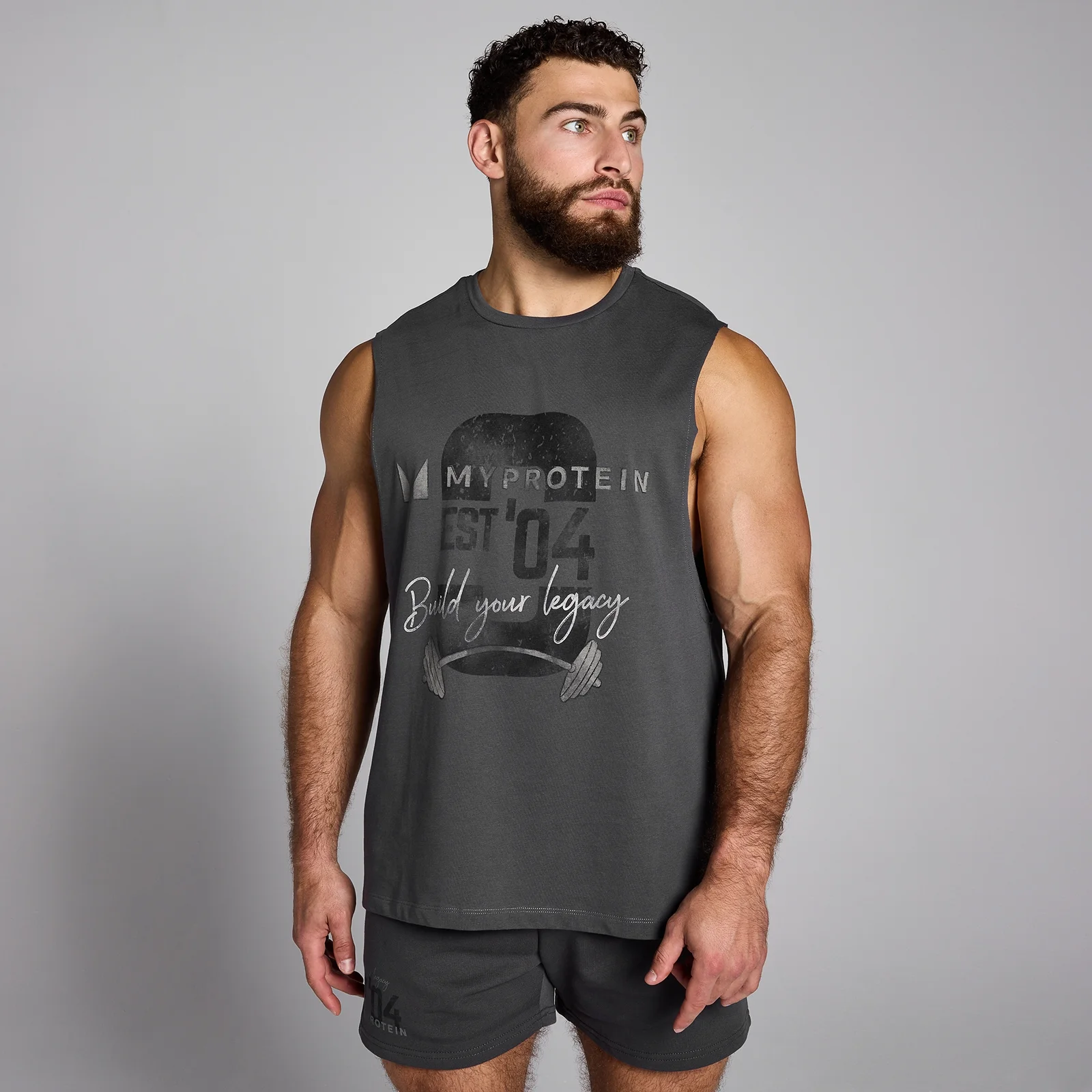 MP Men's Origin Graphic Vest – Washed Grey - XL Bild 1