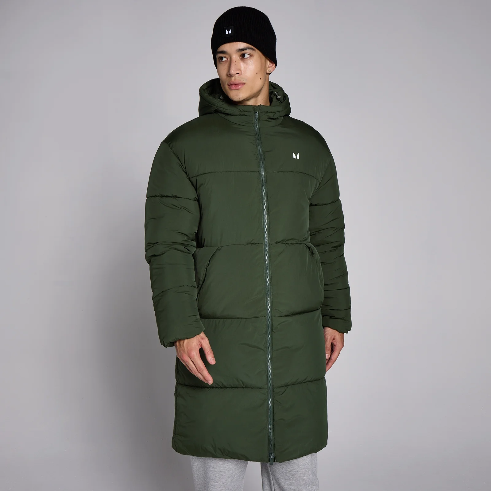 MP Men's Long Puffer Jacket – Forest Green - XXL Bild 1