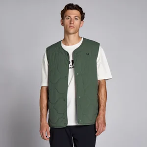 MP Men's Lifestyle Diamond Gilet – Thyme - Size XXXL
