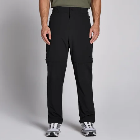 MP Men's Lifestyle 2 in 1 Walking Trouser/Shorts – Black