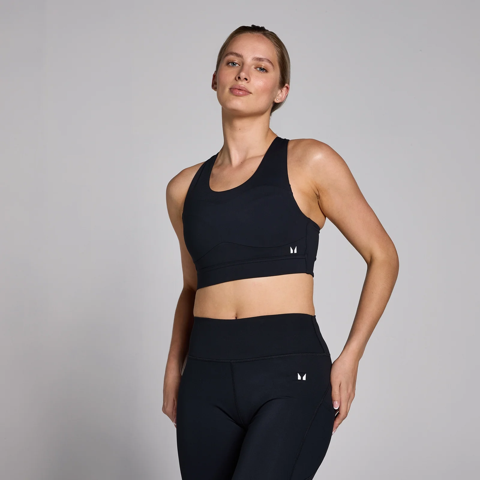 MP Women's Power High Support Bra – Black - XS Bild 1