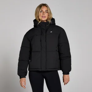 MP Women's Short Padded Puffer Jacket – Svart - Size XS