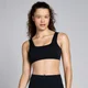 MP Women's Lifestyle Waffle Seamless Bra – Black
