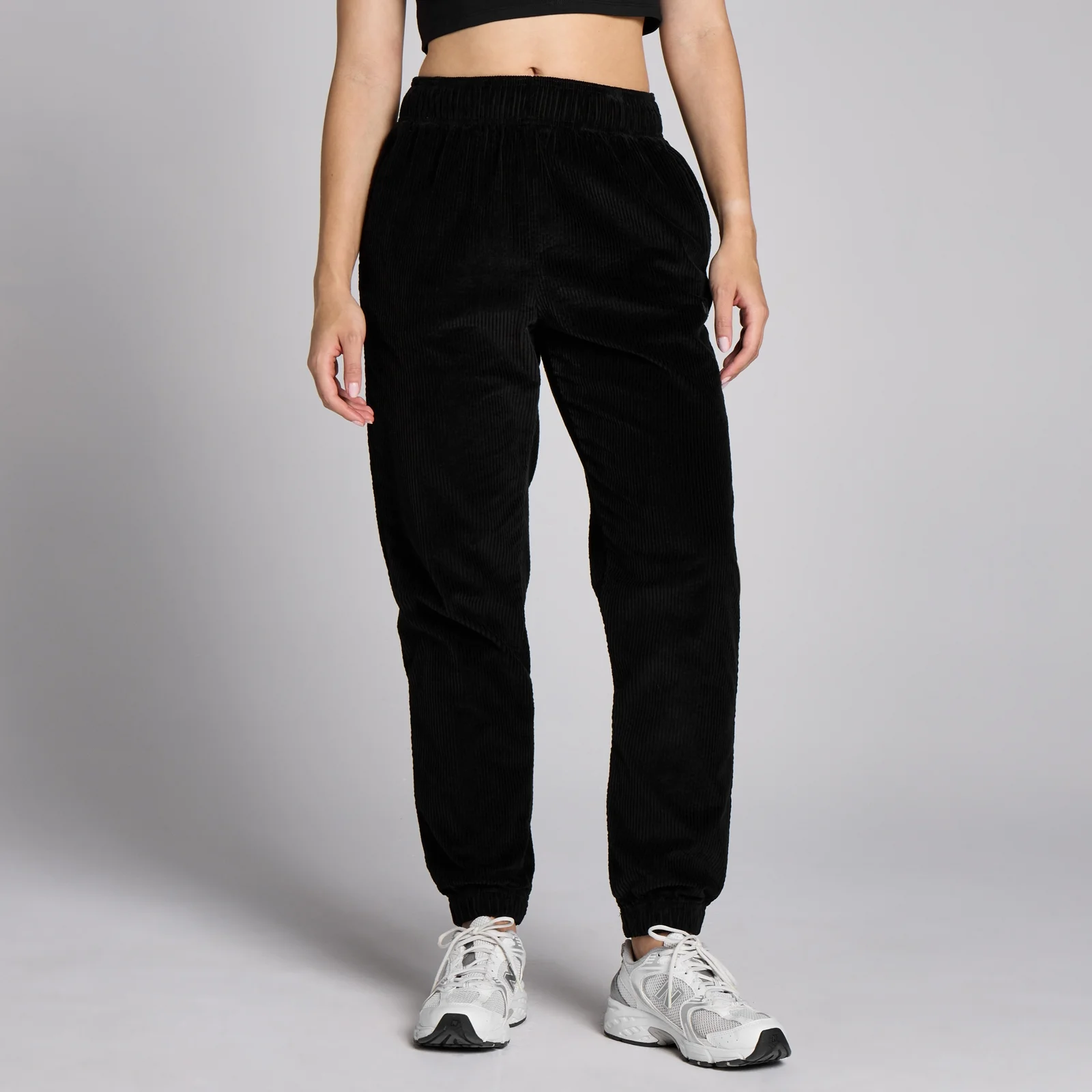 MP Women's Lifestyle Corduroy Jogger – Black - L Bild 1