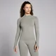 MP Women's Lifestyle Waffle Seamless Long Sleeve Top – Clay