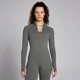 MP Women's Lifestyle Waffle Seamless Full Zip Jacket – Gunmetal