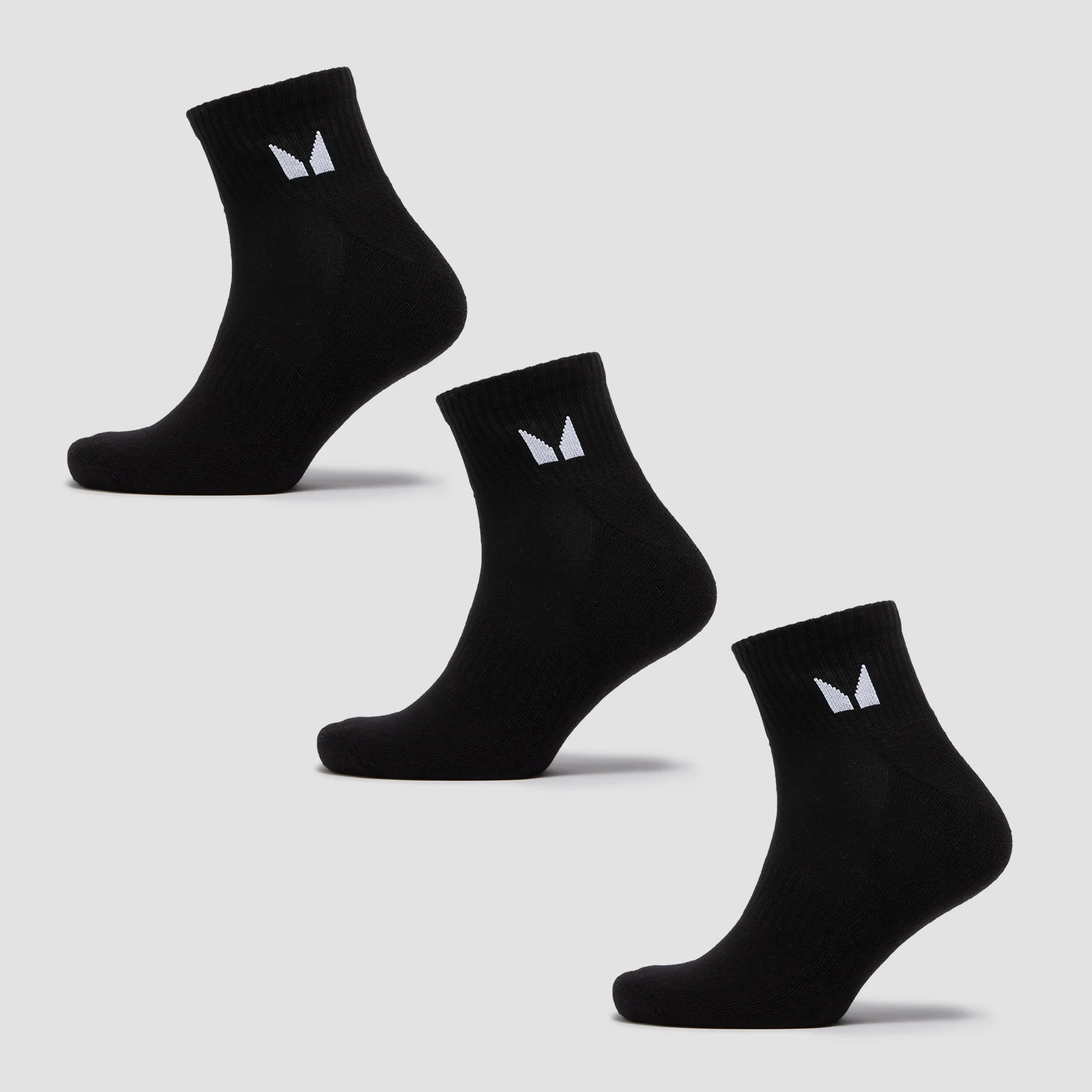 MP Unisex Ankle Socks (3 Pack) - Black - UK 6-8 Bild 1