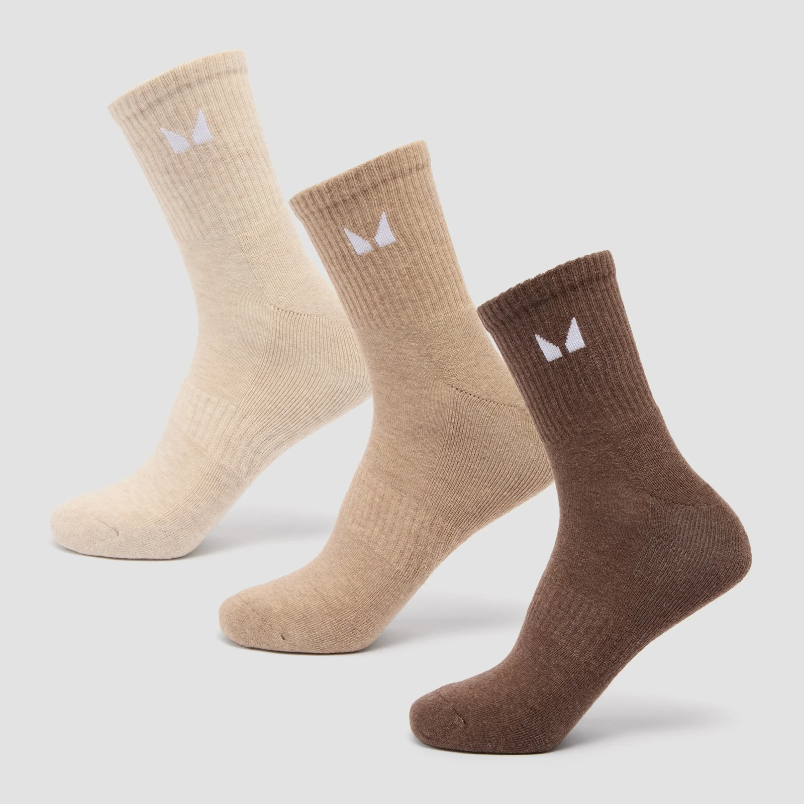 MP Unisex Crew Socks (3 Pack) - Neutral - UK 9-11 Bild 1