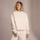 MP Women's Piping Detail Sweatshirt − Sandstone