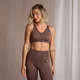 MP Women's V-Neck Seamless Bra – Coffee