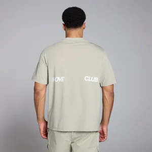 MP Men's Tempo Graphic Oversized T-Shirt – Salt Grey - Size XS