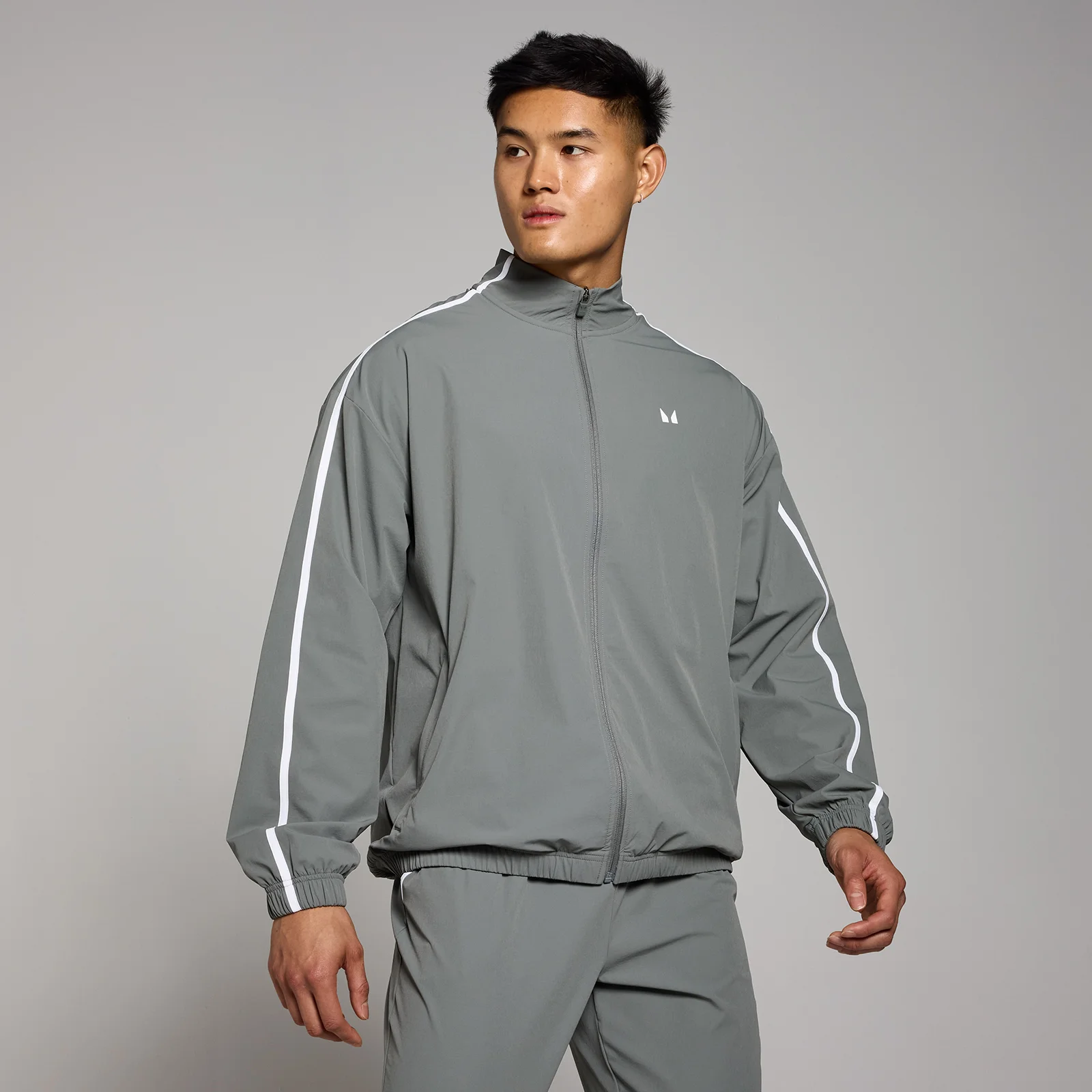 MP Men's Tempo Binding Woven Jacket – Rock - XS Bild 1