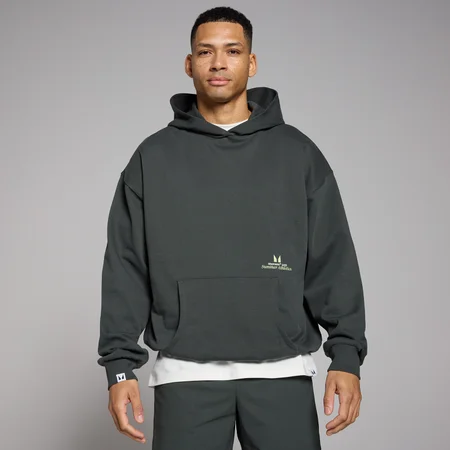 MP Lifestyle Oversized Hoodie – Washed Black