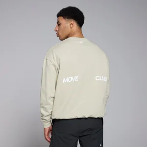 MP Men's Tempo Oversized Graphic Sweatshirt – Salt Grey - Size XXL