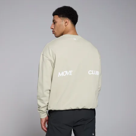 MP Men's Tempo Oversized Graphic Sweatshirt – Salt Grey