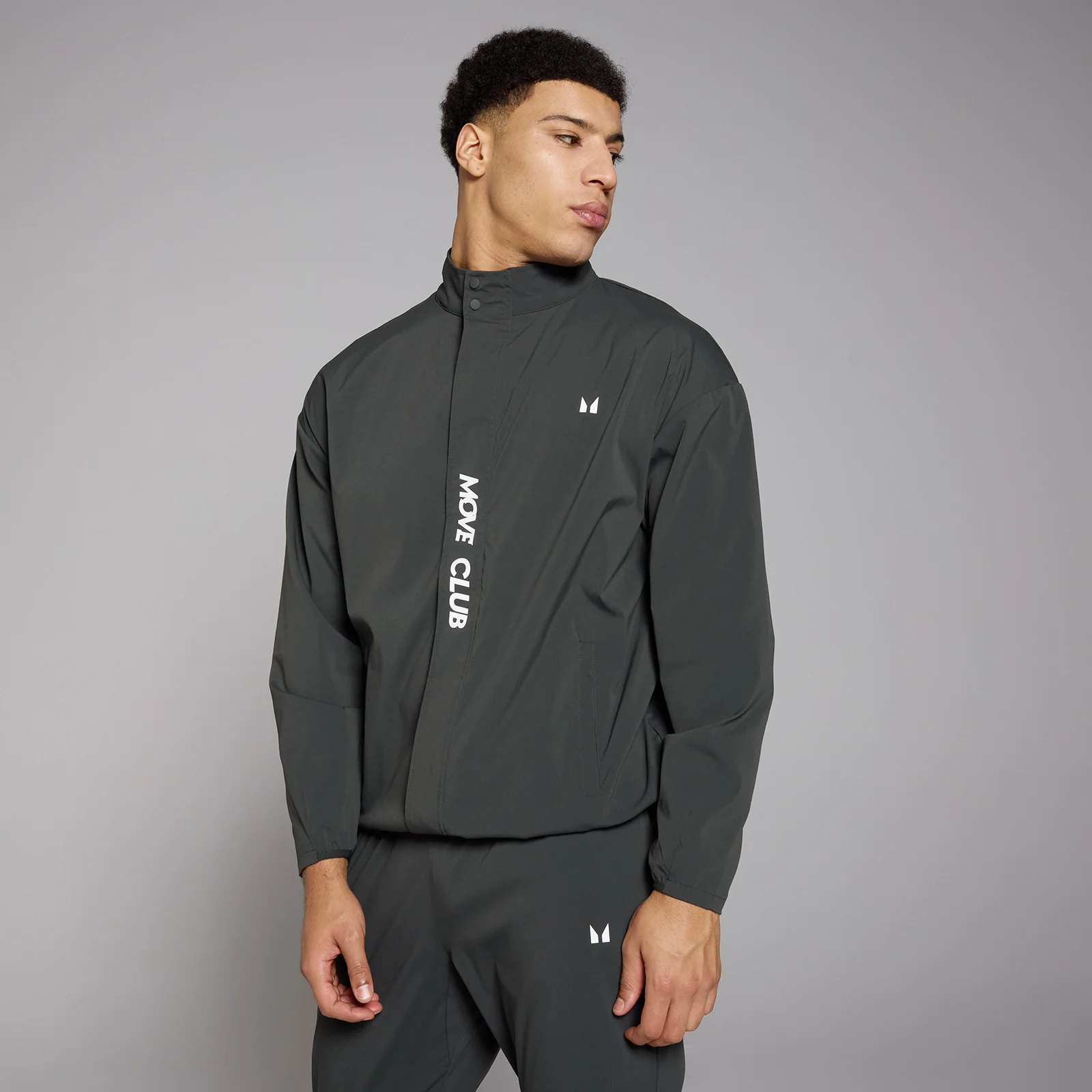 MP Men's Tempo Graphic Nylon Jacket – Washed Black - XS Bild 1