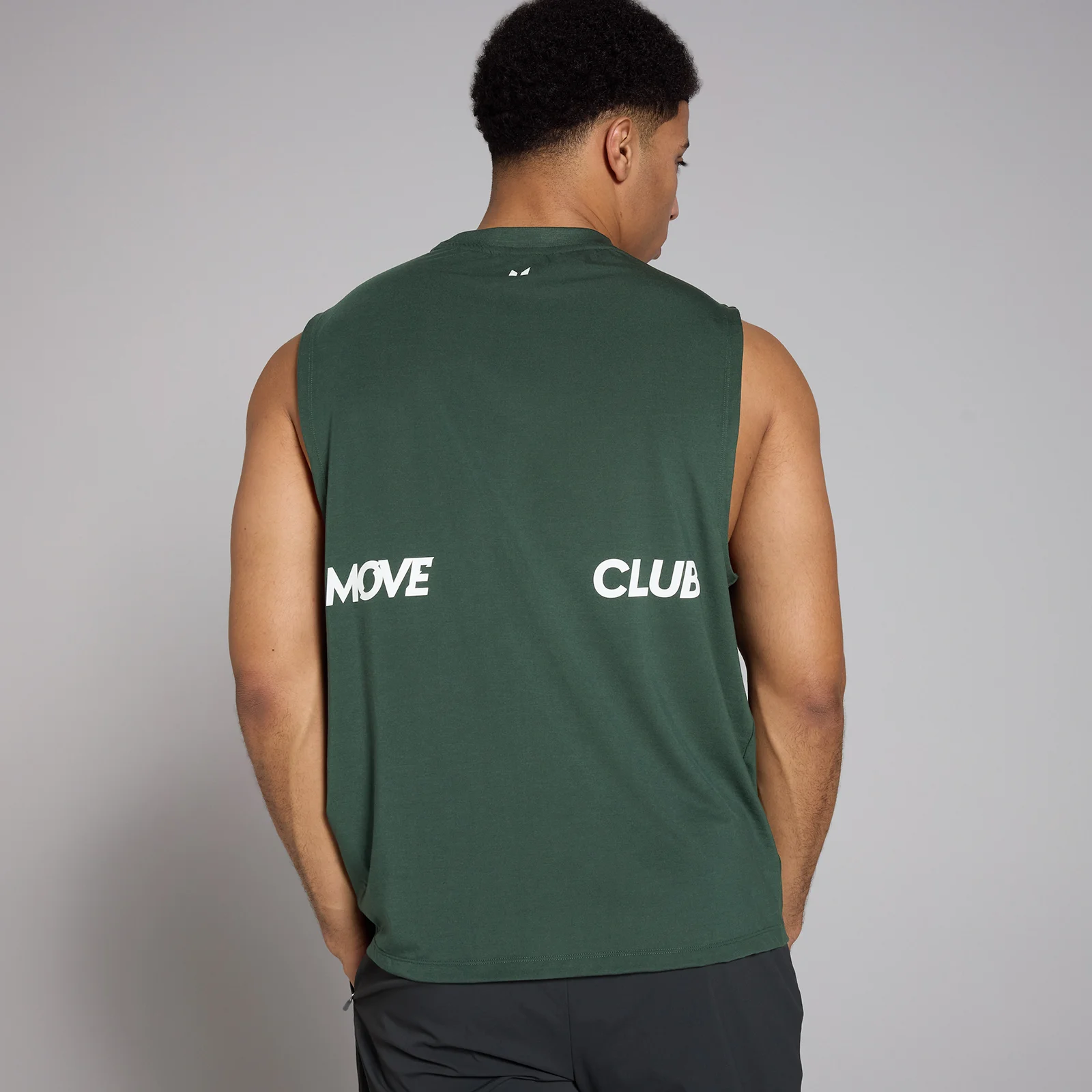 MP Men's Tempo Graphic Oversized Tank – Deep Green - XS Bild 1