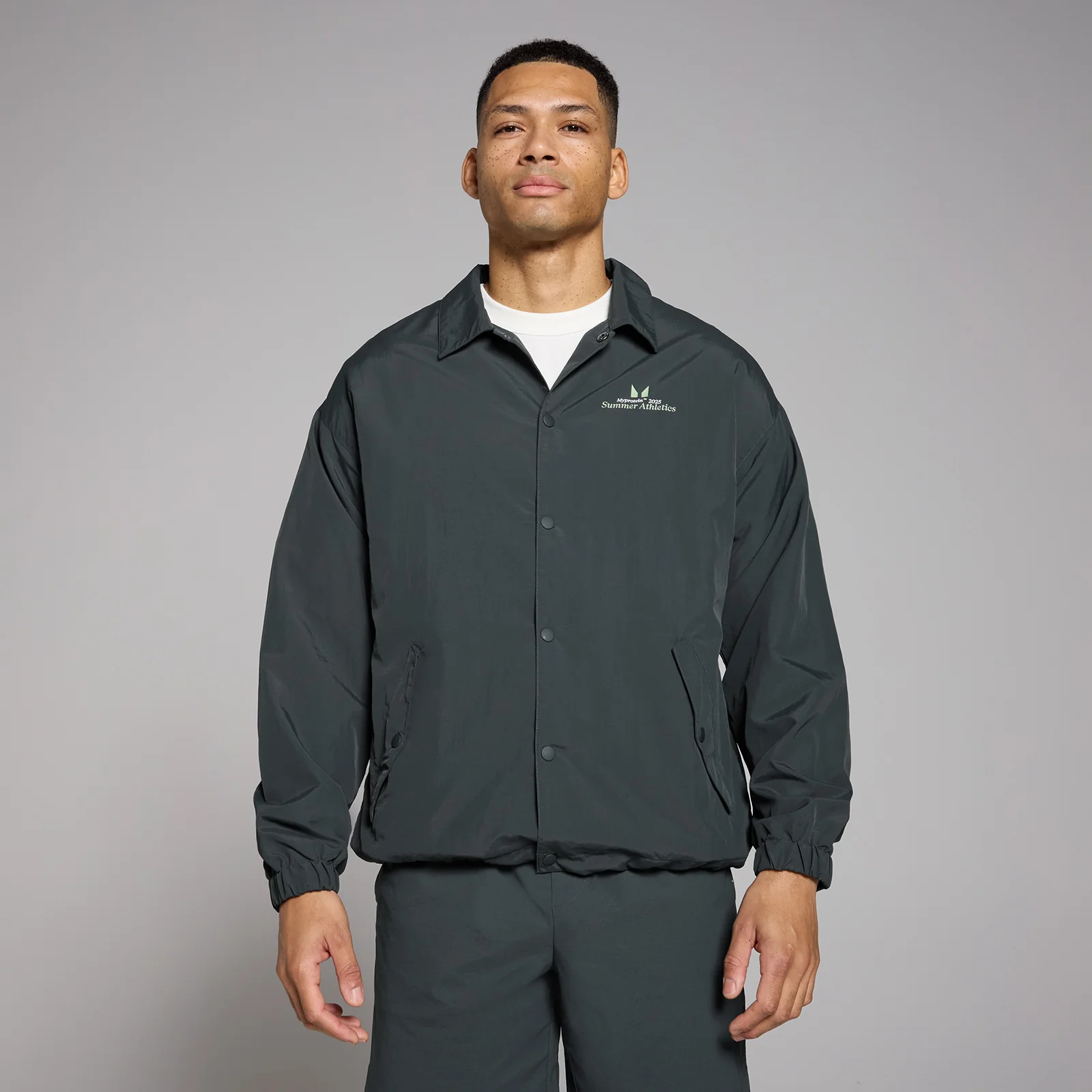 MP Men's Lifestyle Woven Jacket – Washed Black - XS Bild 1