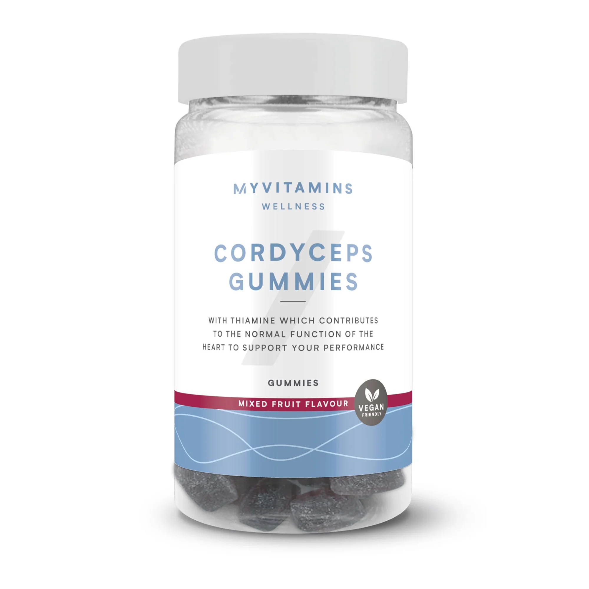 Tuggtabletter med svamp - 60gummies - Cordyceps (Perform) - Mixed Fruit Bild 1