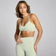 MP Women's Lifestyle Twist Front Sports Bra – Mineral Green
