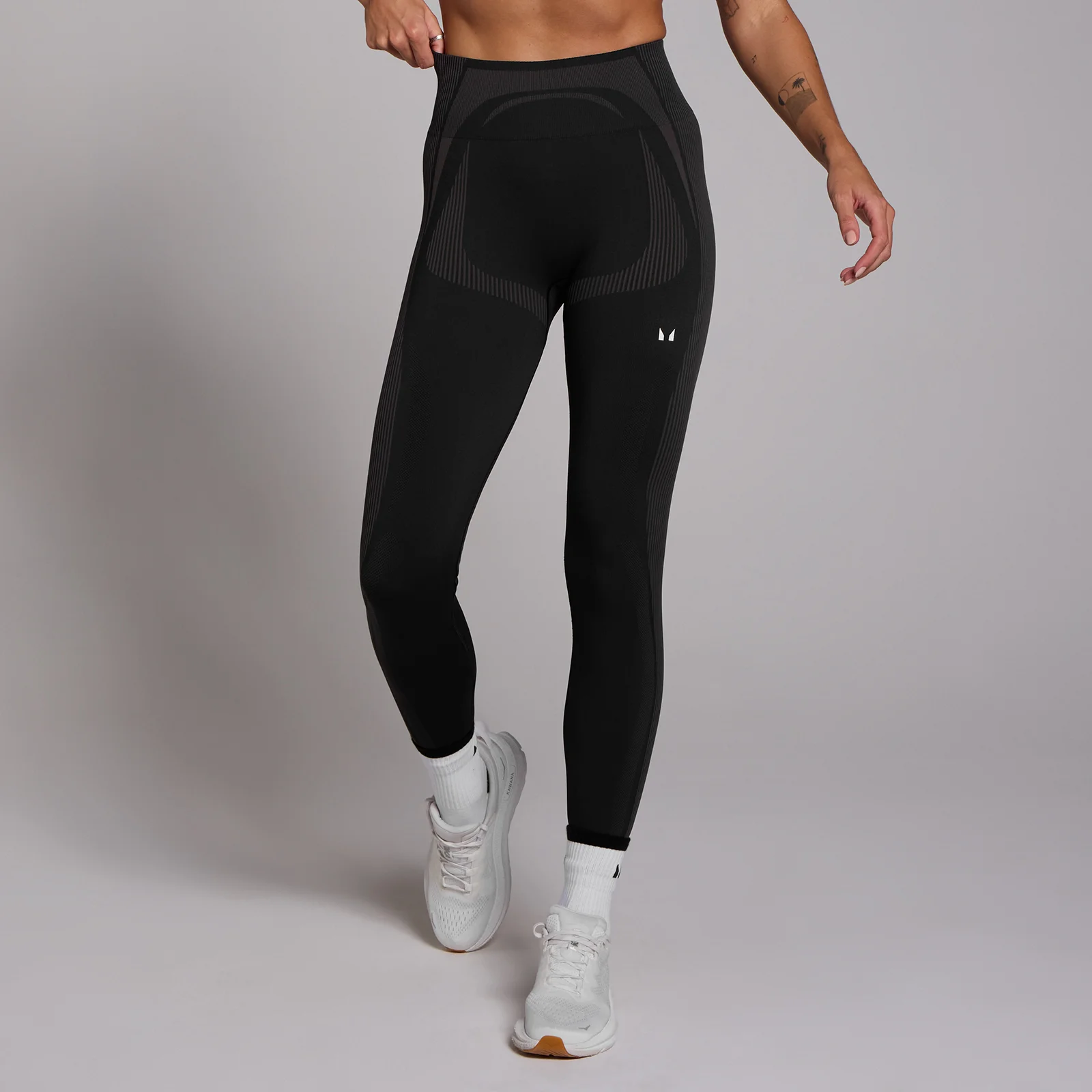 MP Women's Tempo Seamless Hybrid Leggings – Black - S Bild 1