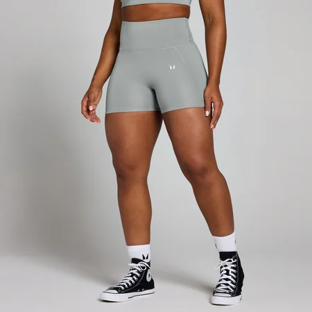 MP Women's Origin Graphic Training Shorts – Fossil Grey