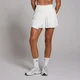 MP Women's Tempo Asymmetric Pleated Skort – White