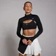 MP Women's Tempo Super Crop Jacket – Black