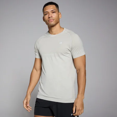 MP Men's Seamless Short Sleeve T-Shirt – Sky Grey Marl