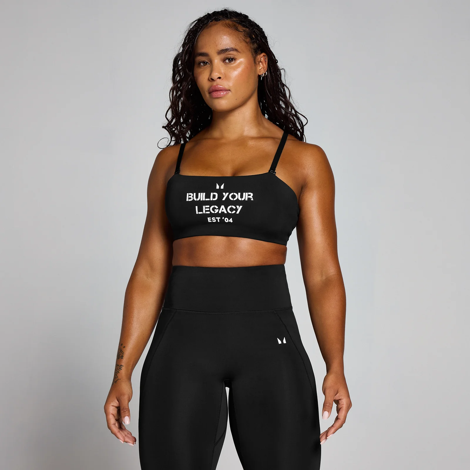 MP Women's Origin Graphic Training Sports Bra – Black - S Bild 1