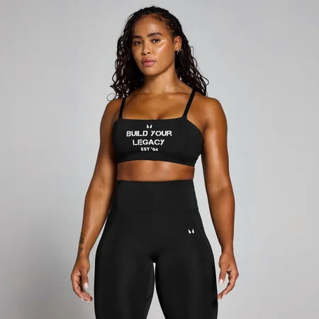 MP Women's Origin Graphic Training Sports Bra – Black