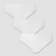 MP Women's Mid Rise No VPL Bikini Brief (3-pack) – White