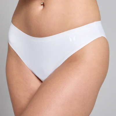 MP Women's Mid Rise No VPL Bikini Brief (3-pack) – White - M Bild 8