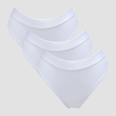 MP Women's Mid Rise Bikini Brief (3-pack) – White