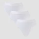 MP Women's Mid Rise Thong (3-pack) – White