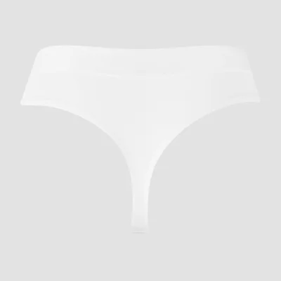 MP Women's Mid Rise Thong (3-pack) – White - M Bild 7
